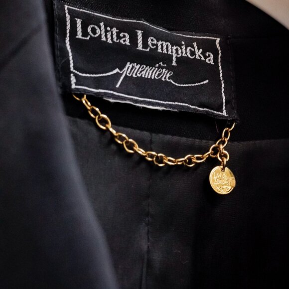 Lolita Lempicka Black Rhinestone Fringe Blazer - Picture 4 of 8